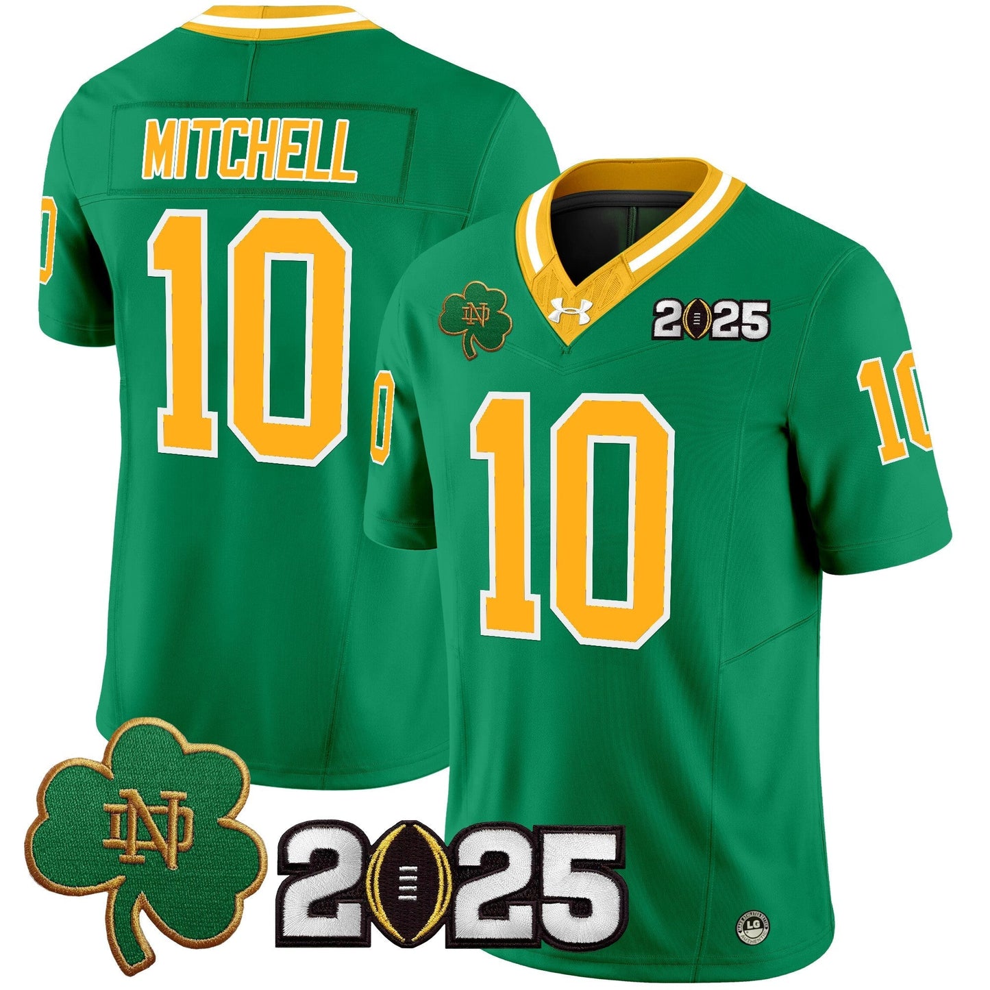 ND 2025 CFP Final Patch Vapor Limited Jersey - All Stitched