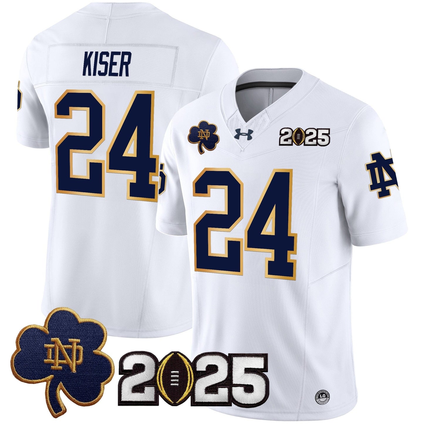 ND 2025 CFP Final Patch Vapor Limited Jersey - All Stitched