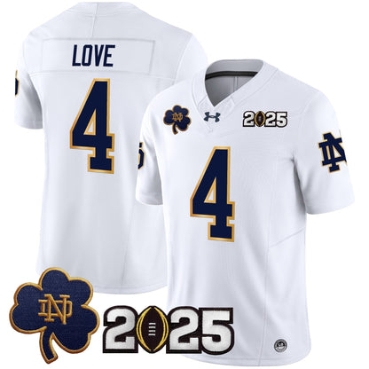 ND 2025 CFP Final Patch Vapor Limited Jersey - All Stitched