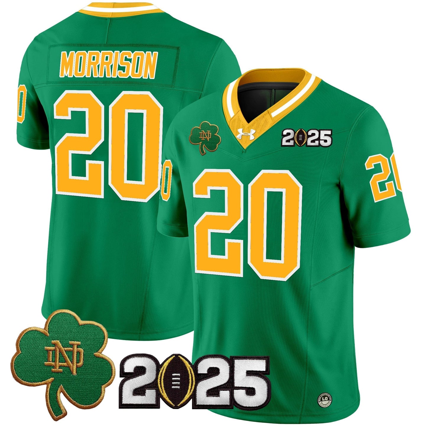 ND 2025 CFP Final Patch Vapor Limited Jersey - All Stitched