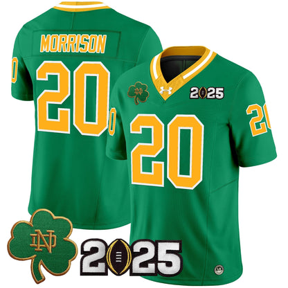 ND 2025 CFP Final Patch Vapor Limited Jersey - All Stitched