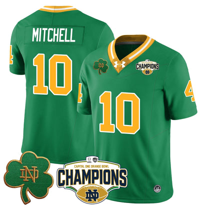 ND 2025 Orange Bowl Champions Jersey N5 - All Stitched