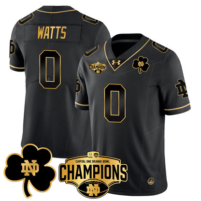 ND 2025 Orange Bowl Champions Jersey N5 - All Stitched