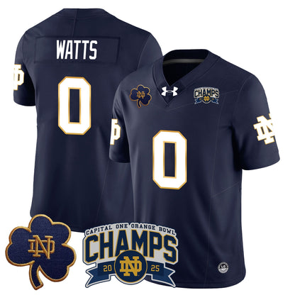 ND 2025 Orange Bowl Champions Jersey N6 - All Stitched
