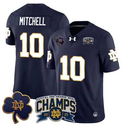 ND 2025 Orange Bowl Champions Jersey N6 - All Stitched