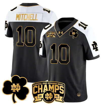 ND 2025 Orange Bowl Champions Jersey N6 - All Stitched