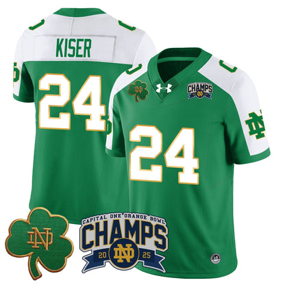 ND 2025 Orange Bowl Champions Jersey N6 - All Stitched