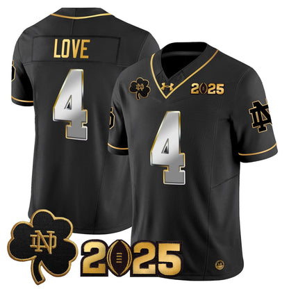 NDFI 2025 CFP Final Patch Gold Vapor Limited Jersey - All Stitched
