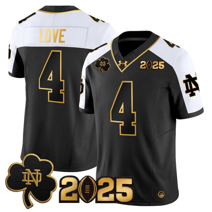 NDFI 2025 CFP Final Patch Gold Vapor Limited Jersey - All Stitched