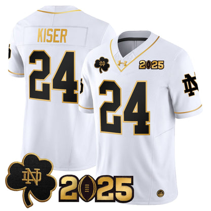 NDFI 2025 CFP Final Patch Gold Vapor Limited Jersey - All Stitched