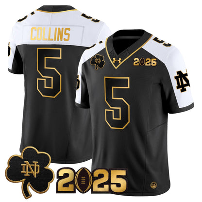 NDFI 2025 CFP Final Patch Gold Vapor Limited Jersey - All Stitched