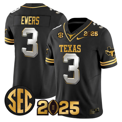 TEX 2025 CFP Final Gold Patch Vapor Limited Jersey - All Stitched