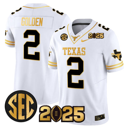TEX 2025 CFP Final Gold Patch Vapor Limited Jersey - All Stitched