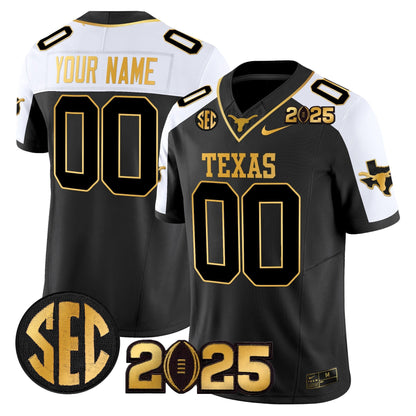 TEX 2025 CFP Final Gold Patch Vapor Limited Custom Jersey - All Stitched