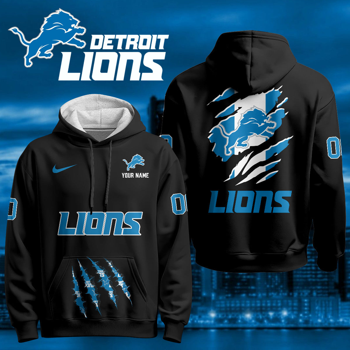 2025 DET Pride Limited Hoodie - Printed