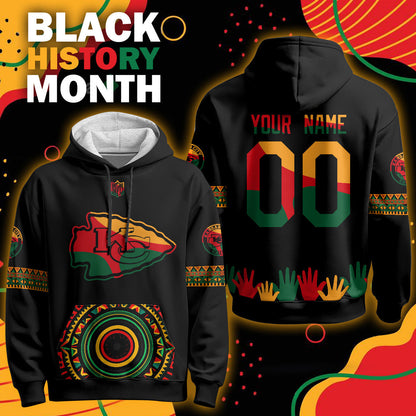 Custom KC Black History Month Limited Hoodie