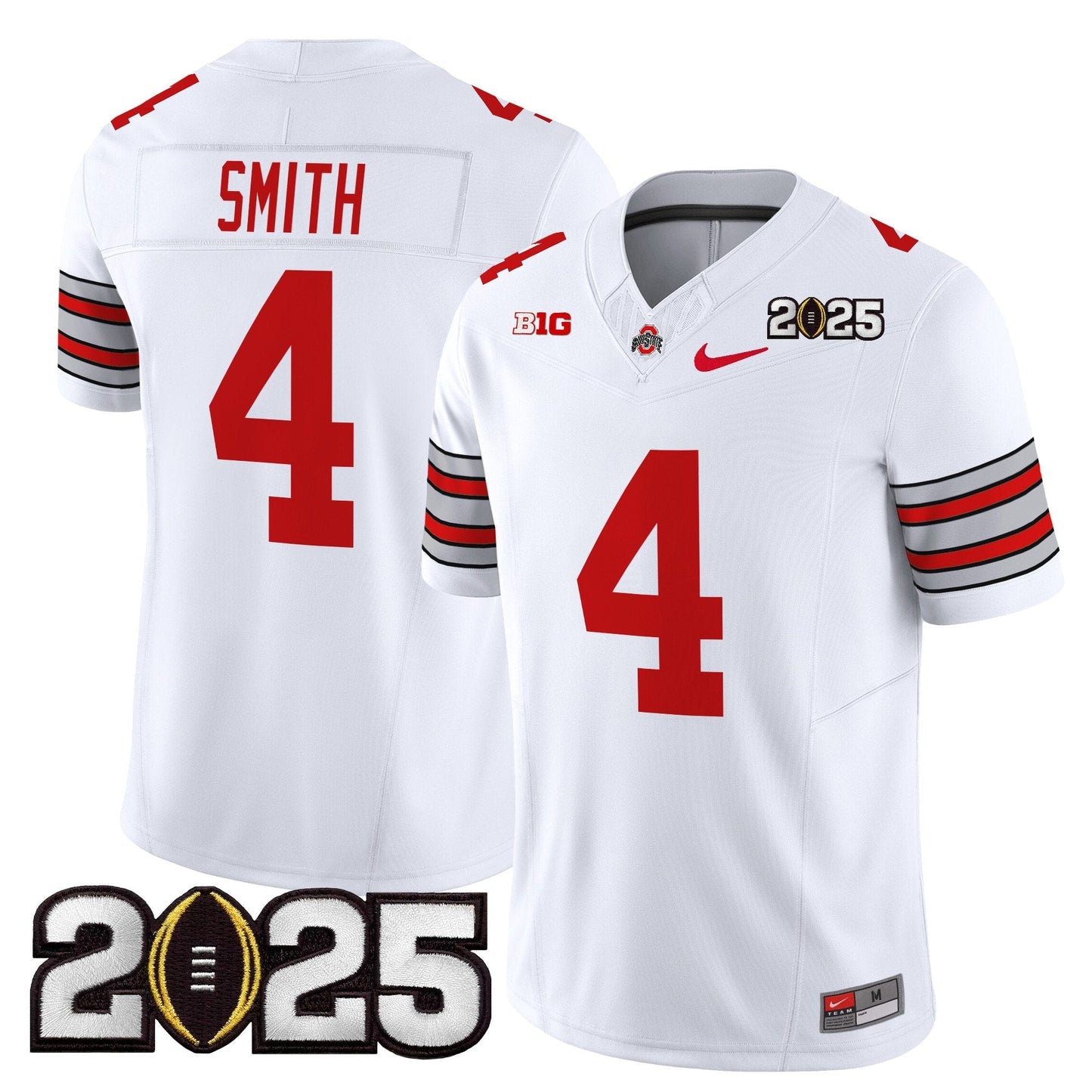 OSU 'Heritage Stripe' 2025 CFP Final Patch Vapor Limited Jersey - All Stitched
