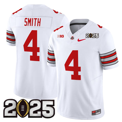 OSU 'Heritage Stripe' 2025 CFP Final Patch Vapor Limited Jersey - All Stitched