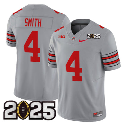 OSU 'Heritage Stripe' 2025 CFP Final Patch Vapor Limited Jersey - All Stitched