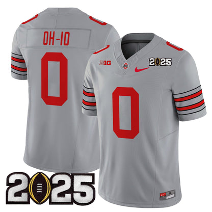 OSU 'Heritage Stripe' 2025 CFP Final Patch Vapor Limited Jersey - All Stitched