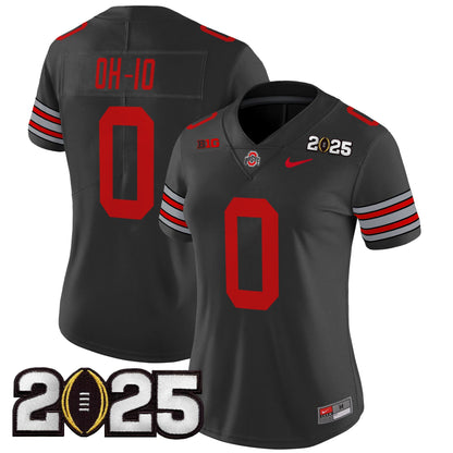Women's OSU 'Heritage Stripe' 2025 CFP Final Patch Vapor Limited Jersey - All Stitched