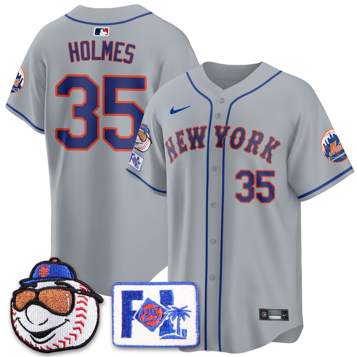 NYM 2025 Spring Training Jersey - All Stitched