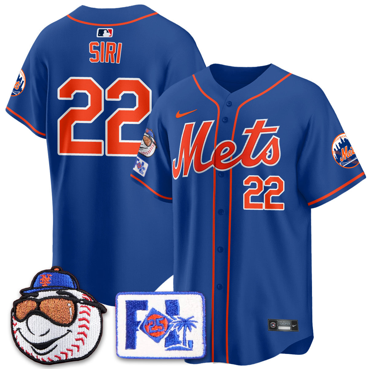 NYM 2025 Spring Training Jersey - All Stitched