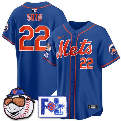 NYM 2025 Spring Training Jersey - All Stitched