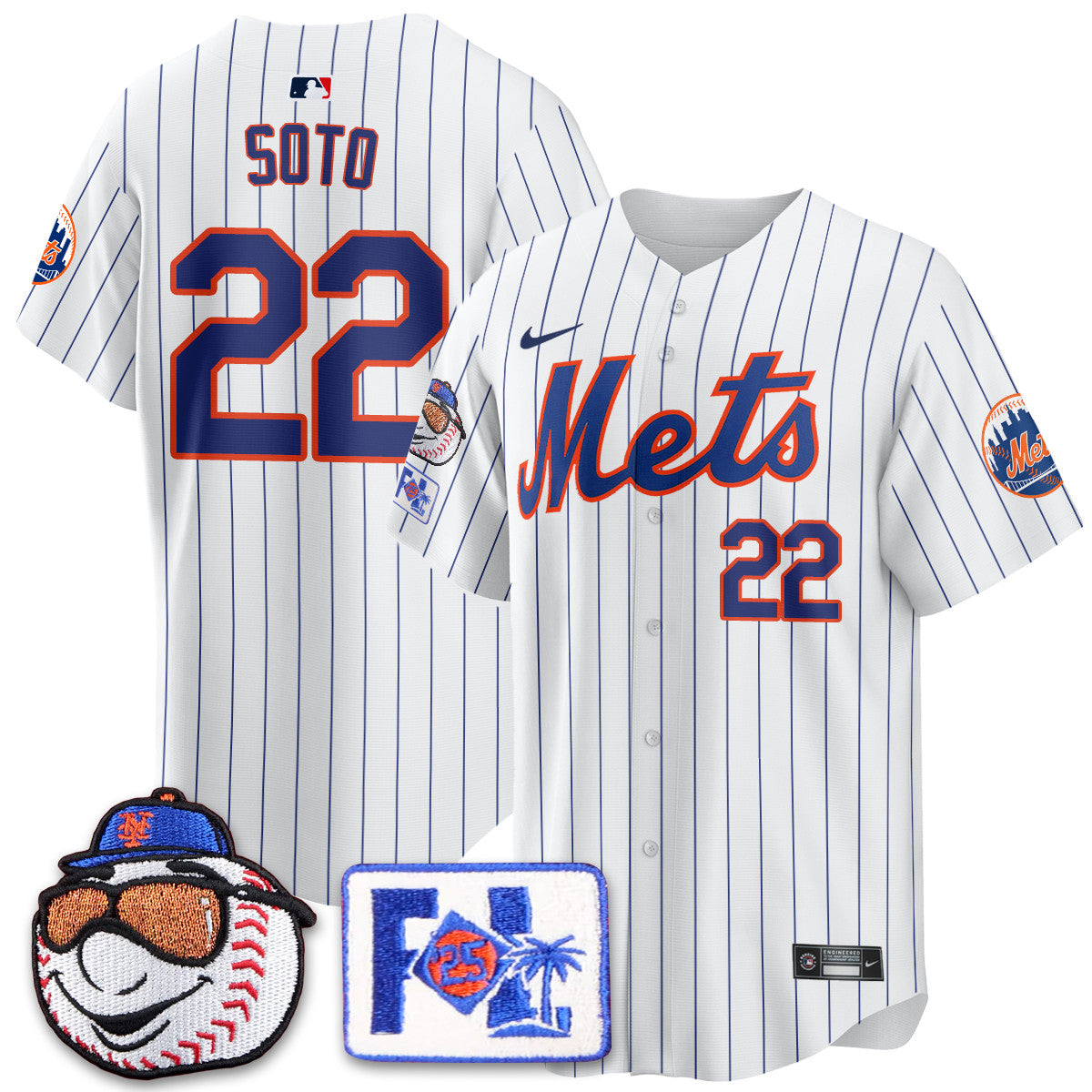 NYM 2025 Spring Training Jersey - All Stitched