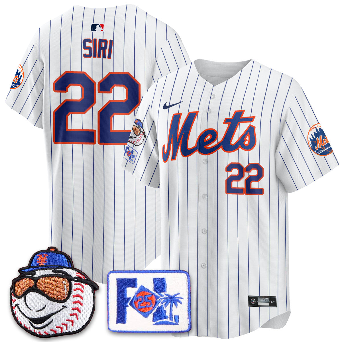 NYM 2025 Spring Training Jersey - All Stitched