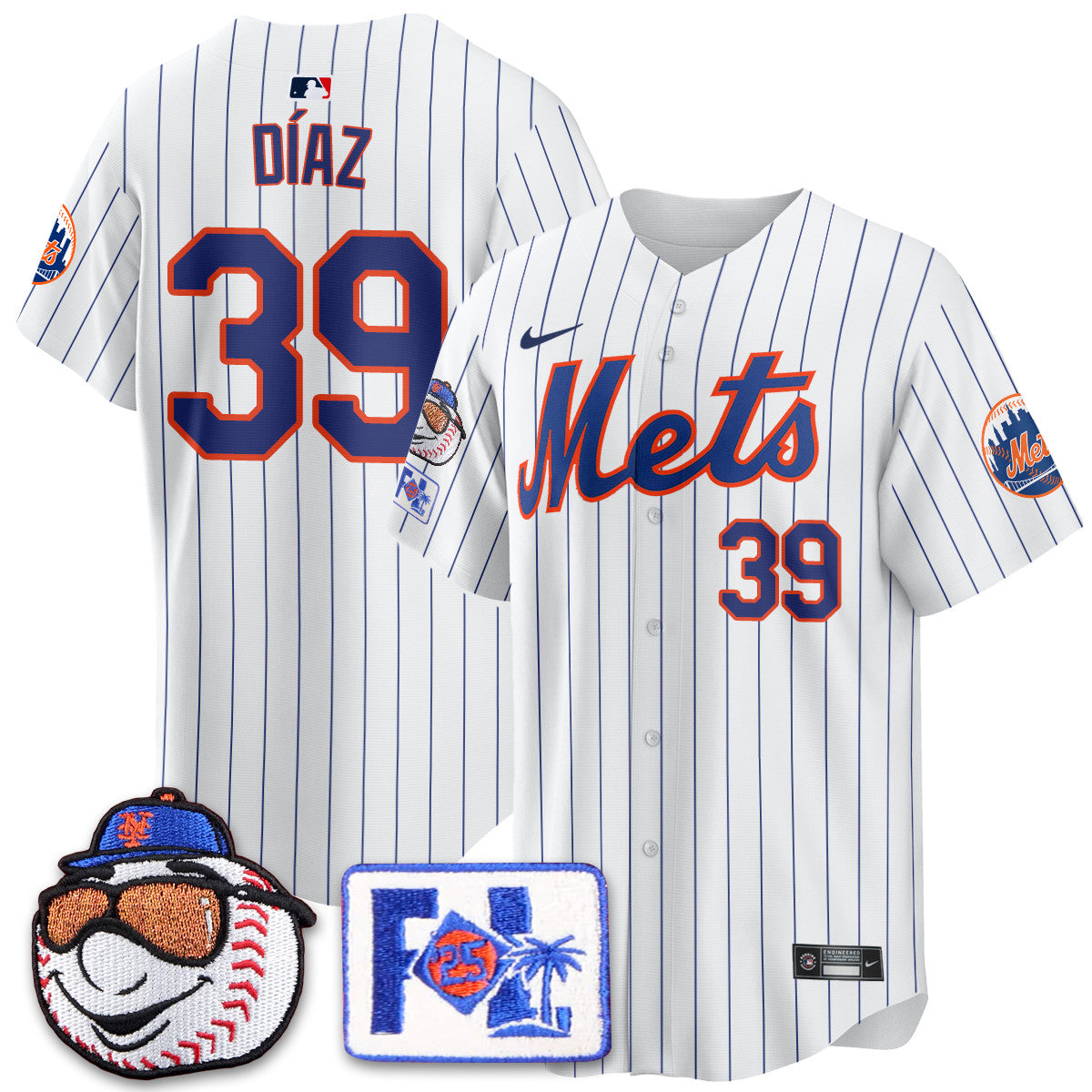 NYM 2025 Spring Training Jersey - All Stitched