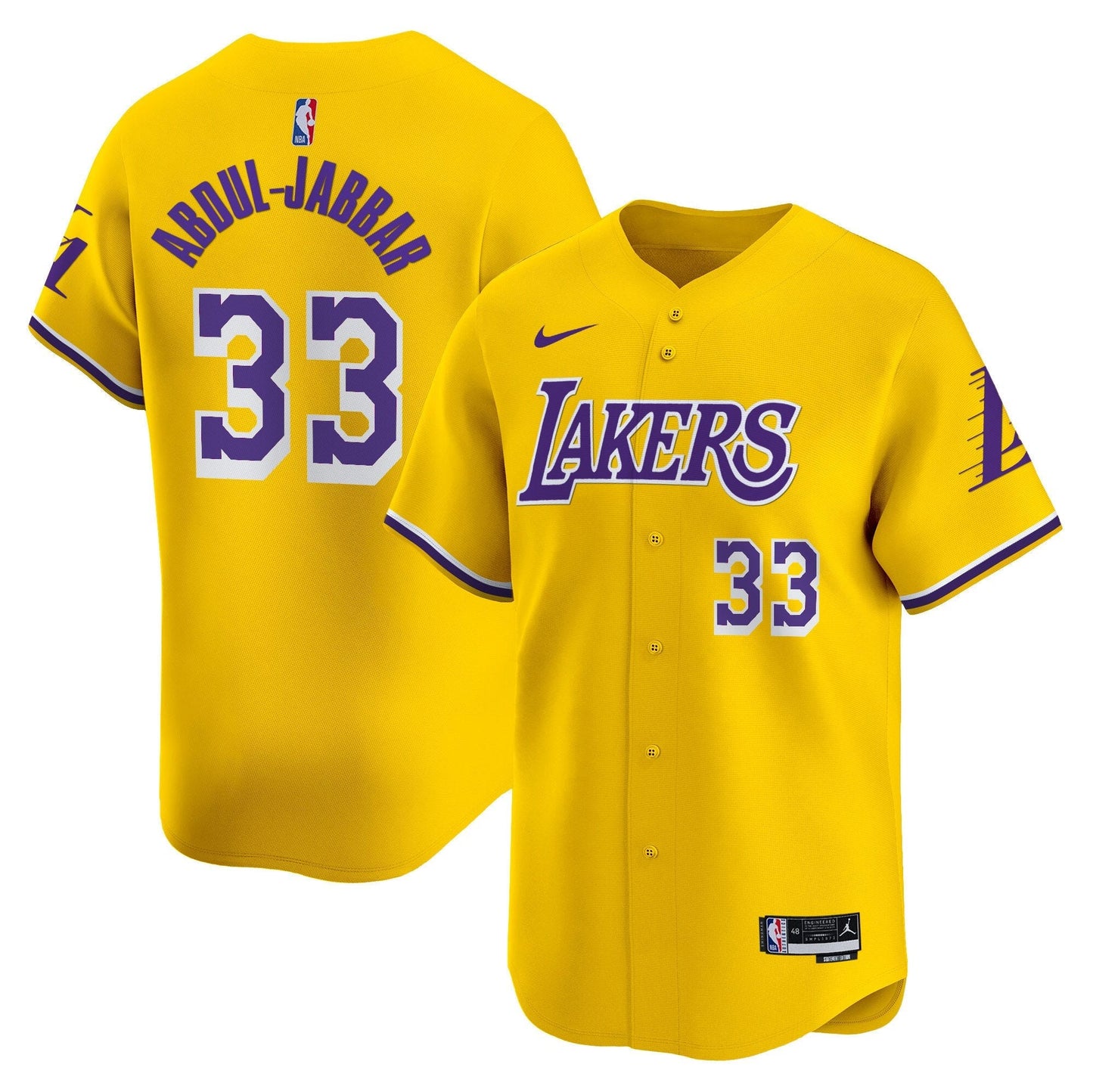 LAL Vapor Baseball Jersey - All Stitched