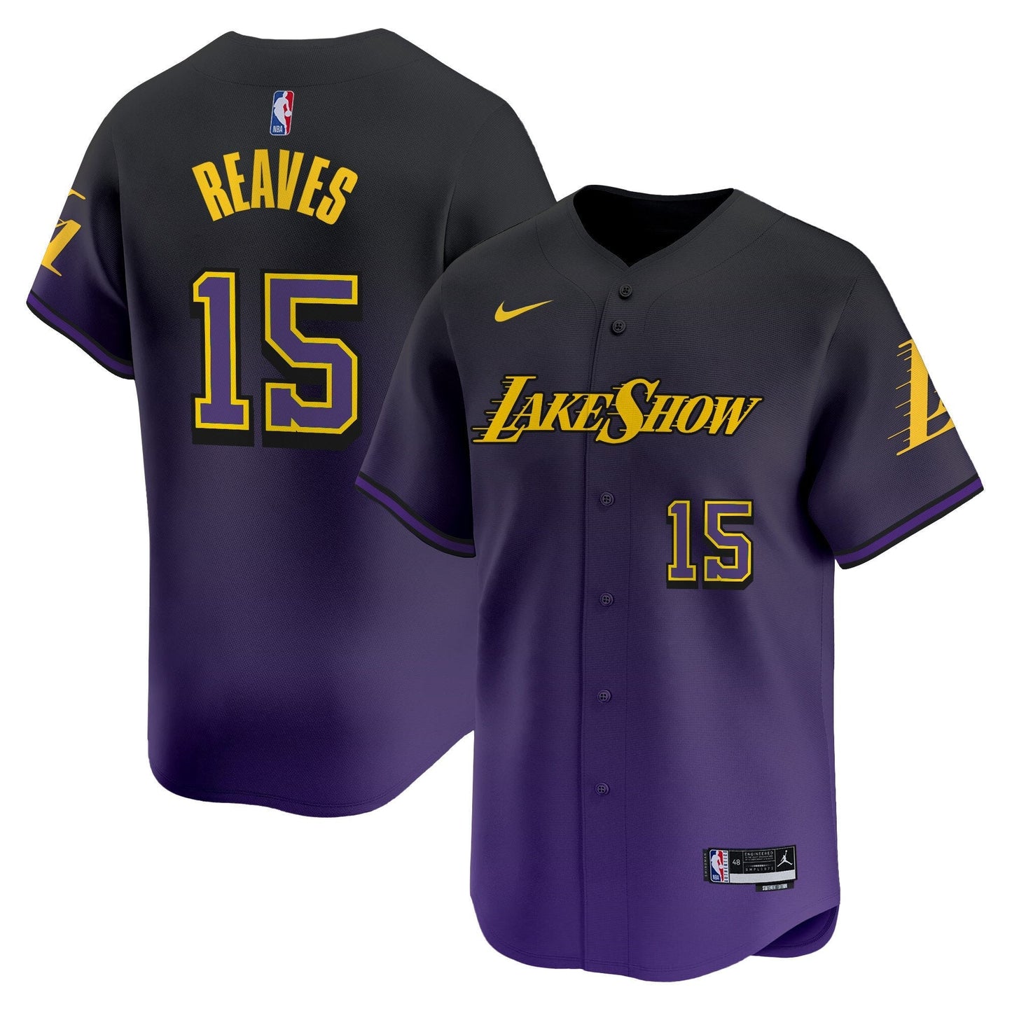 LAL Vapor Baseball Jersey - All Stitched