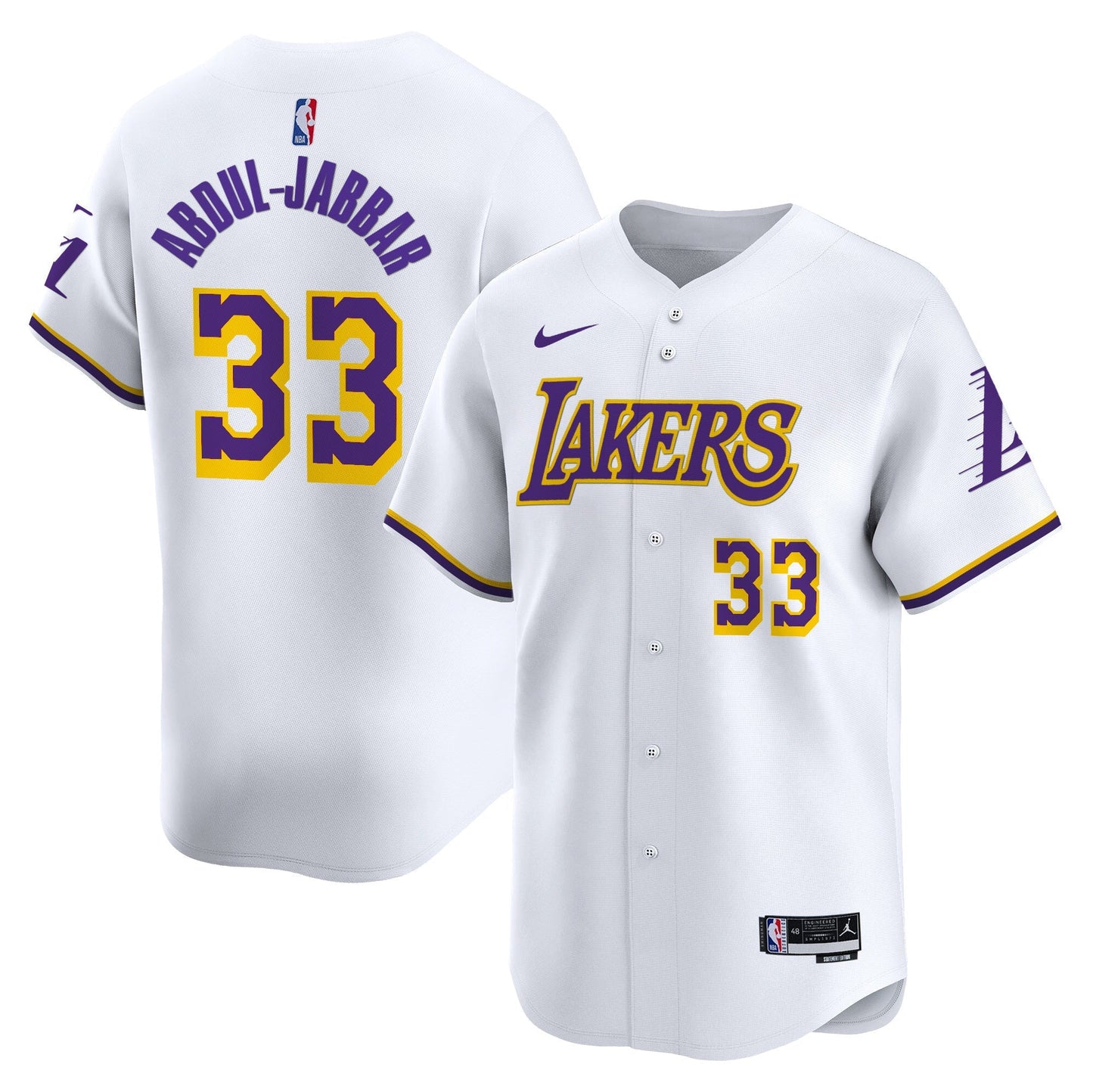 LAL Vapor Baseball Jersey - All Stitched