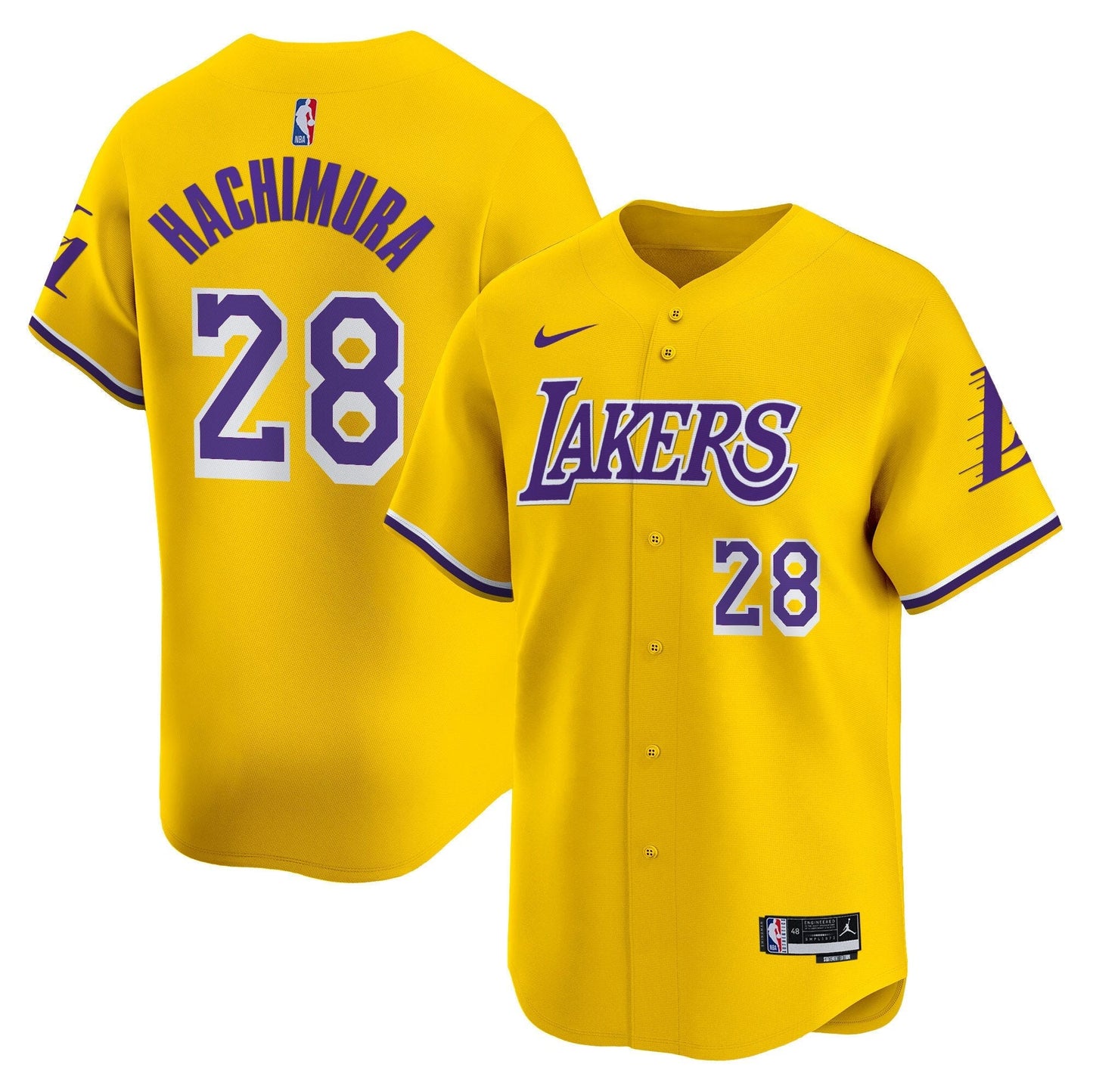 LAL Vapor Baseball Jersey - All Stitched