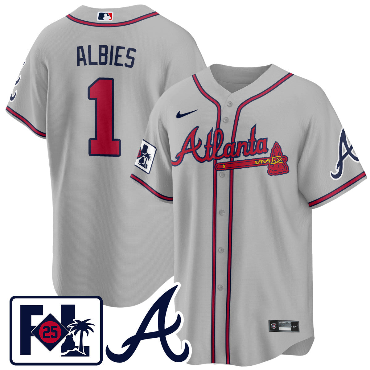Atlanta Braves 2025 Spring Training Jersey - All Stitched