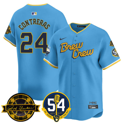 MIL Jersey - Bob Uecker, 54 Seasons for Brewers - All Stitched