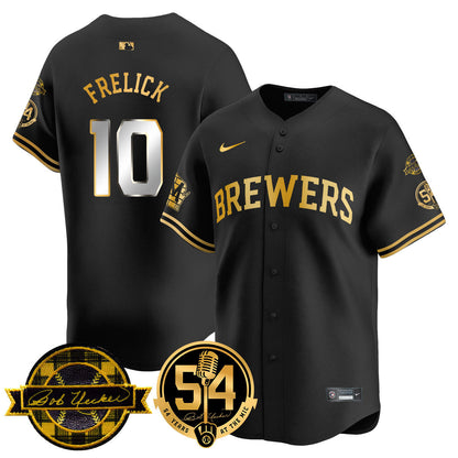 MIL Jersey - Bob Uecker, 54 Seasons for Brewers - All Stitched