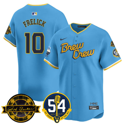 MIL Jersey - Bob Uecker, 54 Seasons for Brewers - All Stitched