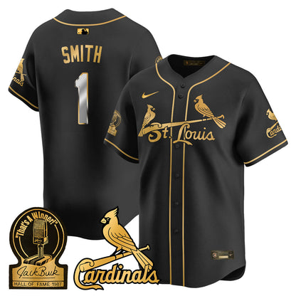 Men's St. Louis Cardinals Jack Buck Limited Jersey - All Stitched
