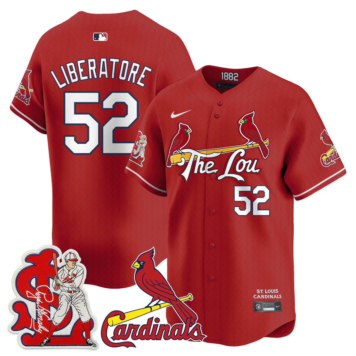 Men's St. Louis Cardinals Rogers Hornsby Jersey - All Stitched