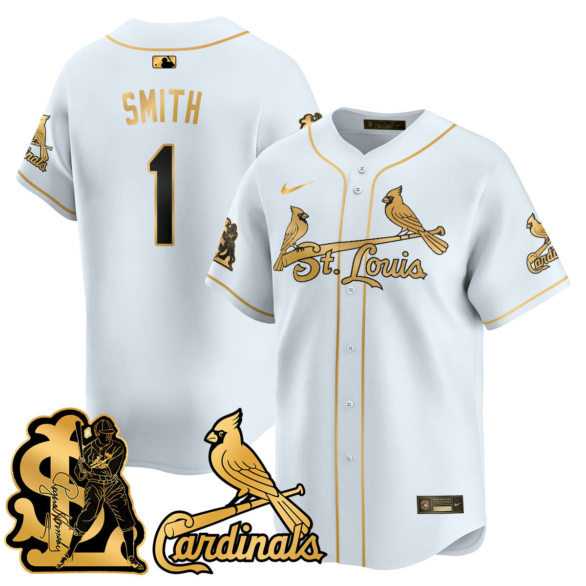 Men's St. Louis Cardinals Rogers Hornsby Jersey - All Stitched