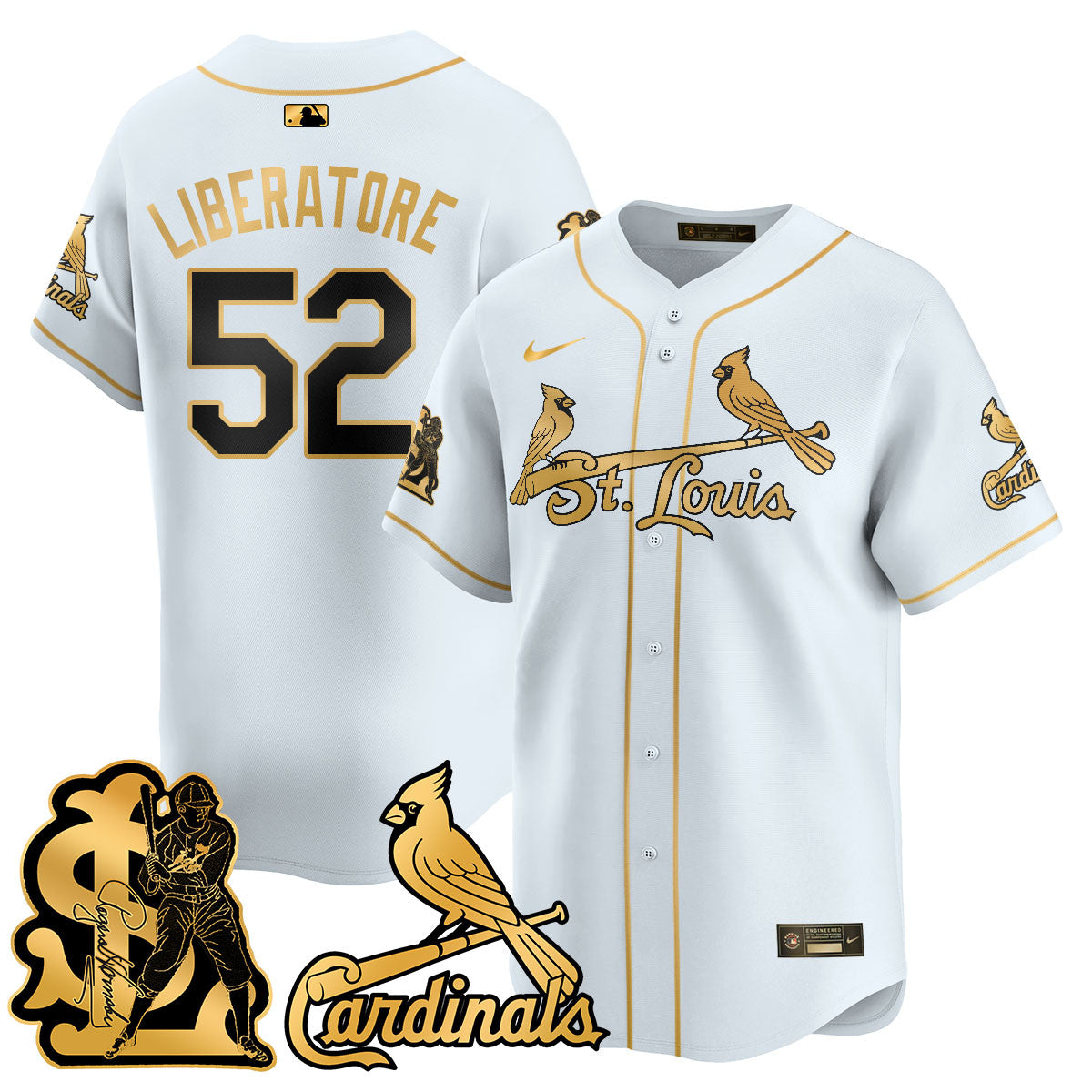 Men's St. Louis Cardinals Rogers Hornsby Jersey - All Stitched