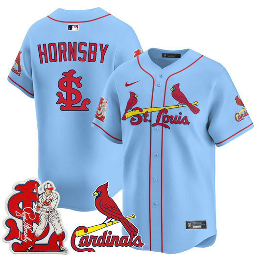 Men's St. Louis Cardinals Rogers Hornsby Jersey - All Stitched