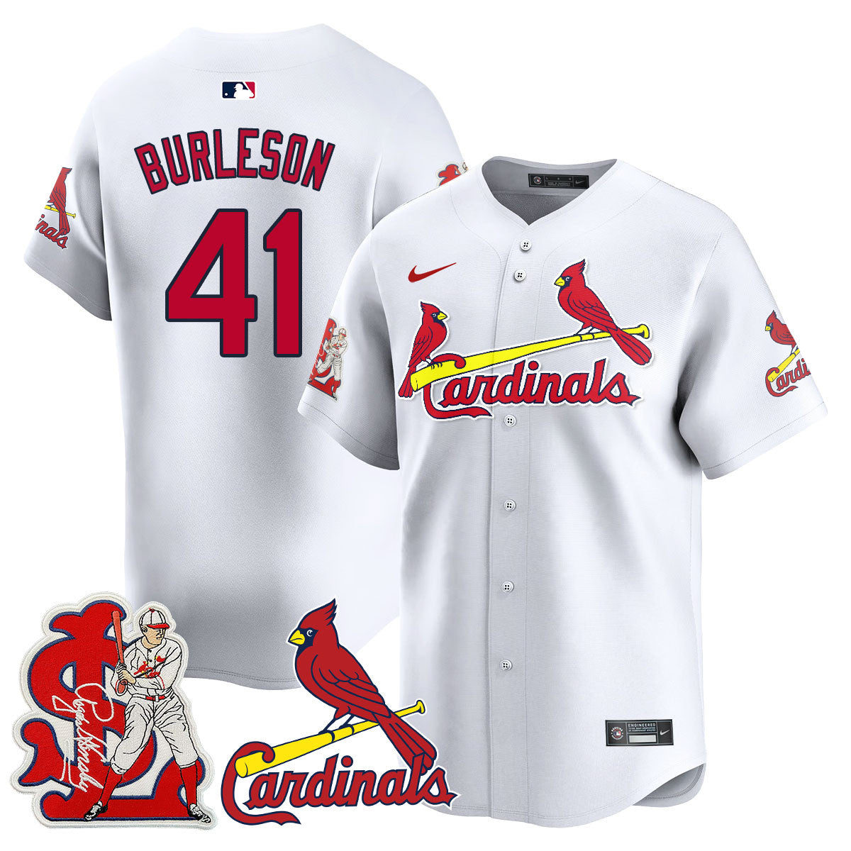 Men's St. Louis Cardinals Rogers Hornsby Jersey - All Stitched