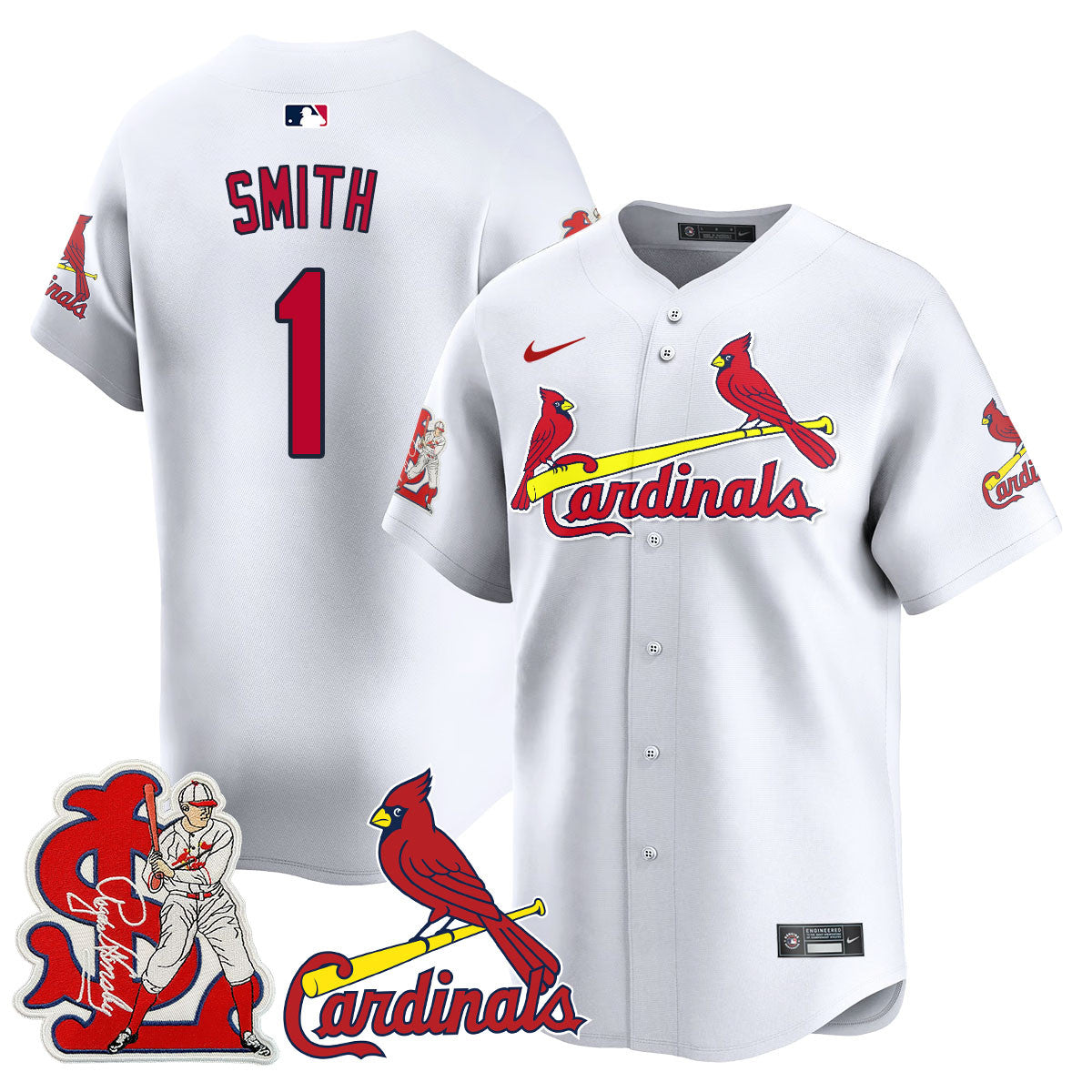 Men's St. Louis Cardinals Rogers Hornsby Jersey - All Stitched
