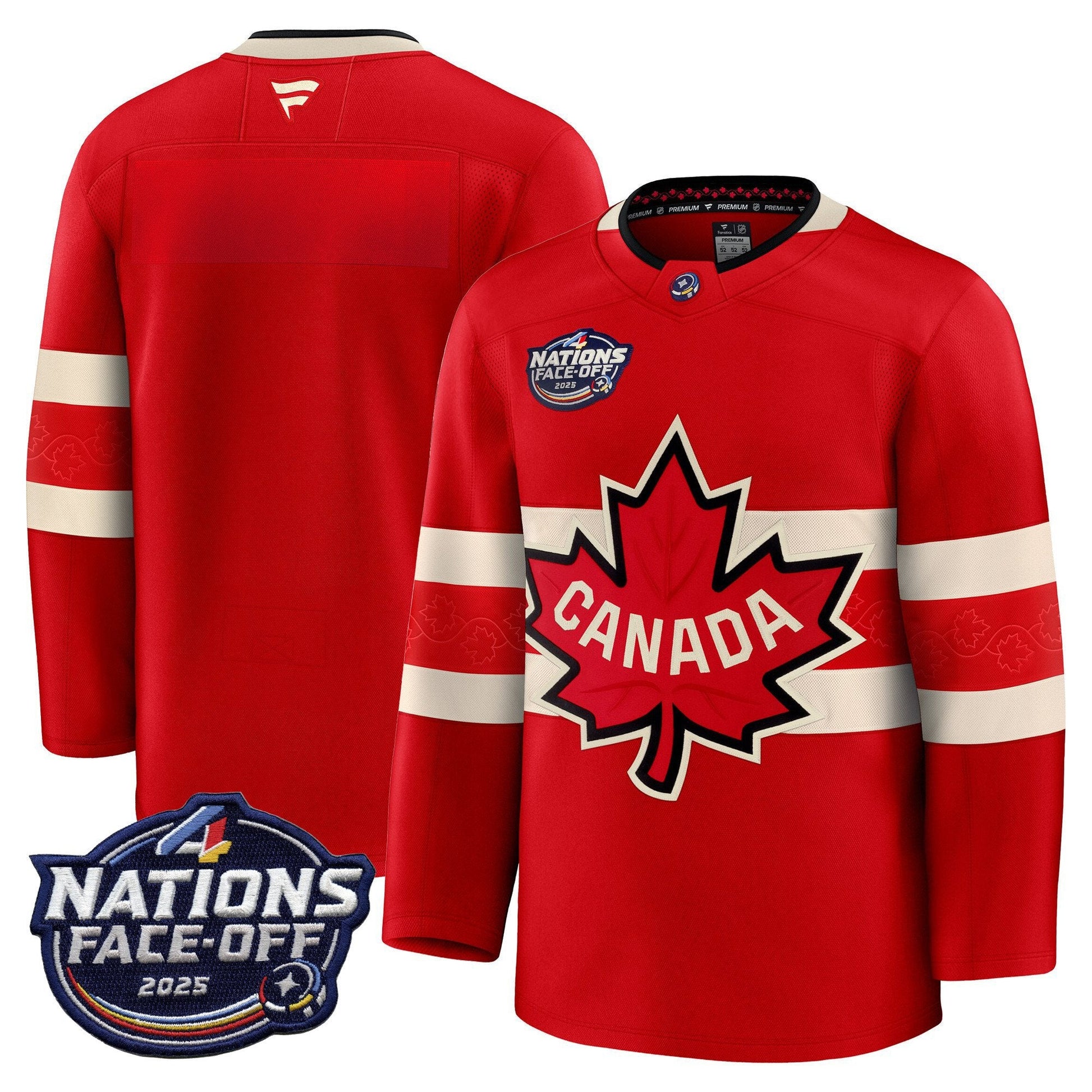 Canada 4 Nations Face-Off 2025 Premium Jersey - All Stitched