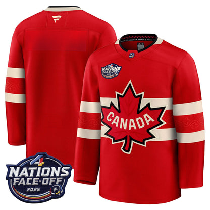 Canada 4 Nations Face-Off 2025 Premium Jersey - All Stitched