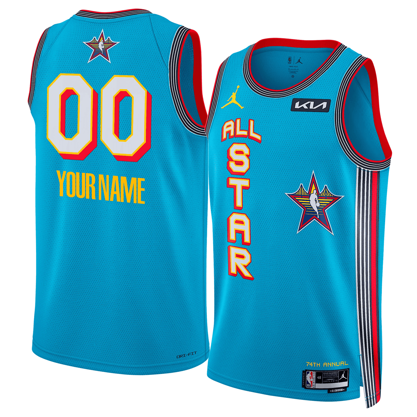 NBA All Stars 2025 Custom Jersey - All Stitched