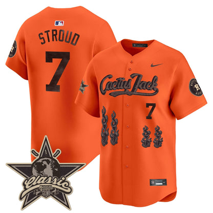 Men's Houston Astros Cactus Jack 2025 Vapor Premier Limited Jersey - All Stitched